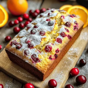 - 2 cups all-purpose flour - 1 teaspoon baking powder - 1/2 teaspoon baking soda - 1/4 teaspoon salt - 1/3 cup granulated sugar - 1/3 cup brown sugar, packed - Zest of 1 large orange - 1/2 cup unsalted butter, melted and slightly cooled - 2 large eggs - 1/2 cup fresh orange juice - 1 cup fresh cranberries, roughly chopped (or frozen cranberries) - 1/2 cup chopped walnuts or pecans (optional) - 1 teaspoon vanilla extract When making cranberry orange bread, the right ingredients are key. I always use fresh oranges for the best flavor. The zest adds a bright note that makes each bite sing. I also love using both granulated and brown sugar. This combo gives the bread a rich sweetness and a nice texture. Use fresh cranberries when you can. They add a tartness that balances the sweetness. If you can’t find them, frozen cranberries work too. Just chop them roughly before mixing in. Adding nuts is optional, but I think they give a nice crunch. Combine the wet and dry ingredients carefully. Overmixing can make your bread tough. You want it soft and moist. If you follow my tips, you will end up with a lovely loaf! For the full recipe, check the instructions above. - Preheat the oven to 350°F (175°C). - Grease or line a 9x5 inch loaf pan with parchment paper. This helps with easy removal. - In a large bowl, combine 2 cups of all-purpose flour, 1 teaspoon of baking powder, and 1/2 teaspoon of baking soda. - Add 1/4 teaspoon of salt, 1/3 cup of granulated sugar, and 1/3 cup of brown sugar. - Finally, mix in the zest of 1 large orange for a fresh burst of flavor. - In another bowl, mix 1/2 cup of melted butter, 2 large eggs, and 1/2 cup of fresh orange juice. - Add 1 teaspoon of vanilla extract. Whisk until smooth and well blended. - Gradually add the wet mixture to the dry ingredients. - Use a spatula to mix gently. Be careful to avoid overmixing; a few lumps are okay. - Fold in 1 cup of chopped cranberries. You can use fresh or frozen. - If you like, add 1/2 cup of chopped walnuts or pecans for extra crunch. - Pour the batter into the prepared loaf pan. Spread it evenly with a spatula. - Bake for 55-65 minutes. Check if it's done by inserting a toothpick. It should come out clean. - Let the bread cool in the pan for 10 minutes. Then transfer it to a wire rack to cool completely. Follow these steps for a delightful cranberry orange bread, perfect for any occasion! For the full recipe, check out the complete details above. To get the best texture for your cranberry orange bread, avoid overmixing. When you combine the wet and dry ingredients, stir gently. This keeps the bread moist and tender. A few lumps are okay. Overmixing can lead to a dense loaf. Use an oven thermometer to check the temperature. Ovens can vary in heat. A small difference can affect your bread. The right temp ensures even baking. If your bread bakes too fast, the outside may burn before the inside cooks. For the best taste, use freshly squeezed orange juice. The flavor is bright and fresh. Store-bought juice often lacks the same zing. Fresh juice makes your bread stand out. It adds a lovely citrus note that pairs well with the cranberries. For further details, check the Full Recipe. {{image_4}} If you need a nut-free option, simply omit the nuts. This bread still tastes great without them. You can enjoy the soft texture and bright flavors of cranberry and orange. The focus stays on the fruit, making each bite burst with flavor. Want a different texture? Substitute fresh cranberries with dried cranberries. Dried cranberries add a chewy sweetness. They also give your bread a lovely, colorful look. Just chop them a bit before mixing them in. This small change can create a new twist on the classic recipe. For a touch of sweetness, drizzle your bread with an orange glaze. Mix powdered sugar with a bit of orange juice to make the glaze. Pour it over the cooled bread for a shiny finish. This adds a nice contrast to the bread's tartness. It makes your loaf look even more appealing. Store your cranberry orange bread in an airtight container. It stays fresh for up to 3 days. Keep it in a cool, dry place. This helps maintain its tasty flavor and soft texture. If you want to save some for later, wrap the bread tightly in plastic wrap. Then, cover it with aluminum foil. This way, it keeps well in the freezer for up to 3 months. When you're ready to eat, just thaw it at room temperature. Sometimes, bread can get a bit stale. To fix this, reheat slices in the microwave for about 10 seconds. You can also use a toaster oven for a few minutes. This brings back the warmth and makes it soft again. Enjoy it fresh! Yes, you can substitute fresh cranberries with frozen ones without altering the recipe. Just toss them in flour before adding to the batter. This helps keep them from sinking. Replace eggs with flax eggs or applesauce. Use plant-based butter and milk. The bread will still taste great and be soft. This bread pairs well with butter, cream cheese, or a cup of tea. You can also enjoy it plain for a quick snack. A toothpick inserted into the center should come out clean or with a few moist crumbs attached. This shows that the bread is cooked through and ready to enjoy. This blog post covered how to make a delicious Cranberry Orange Bread from start to finish. We discussed essential ingredients, step-by-step instructions, and helpful baking tips. Remember to mix the batter gently for a moist texture. Try variations like a nut-free option or adding a glaze. Store leftovers in an airtight container or freeze for later. Baking this bread is easy and satisfying. With practice, you’ll master it and impress everyone with your tasty creation. Enjoy your baking journey!