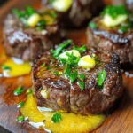 - 1 lb sirloin steak, cut into bite-sized pieces - 4 tablespoons unsalted butter (divided) - 4 cloves garlic, finely minced - 1 tablespoon fresh parsley, finely chopped - 1 teaspoon smoked paprika - 1 teaspoon sea salt - ½ teaspoon freshly ground black pepper - Optional: 1 tablespoon Worcestershire sauce (for an extra flavor boost) - Large skillet - Mixing bowl - Tongs or spatula Gather all the ingredients before you start. This makes cooking smooth and fun. The sirloin steak is the star. It is tender and full of flavor. The unsalted butter adds richness and helps the garlic shine. Fresh garlic gives a warm, aromatic touch to the dish. Fresh parsley not only adds color but also a bright taste. For seasonings, smoked paprika gives a subtle depth. Sea salt and black pepper enhance all the flavors. If you want, add Worcestershire sauce for a savory kick. You will need a large skillet to get that nice sear on the steak. A mixing bowl is perfect for seasoning the meat. Tongs or a spatula help in flipping the steak bites easily. Follow the Full Recipe for exact steps to create this dish. You will love how simple and flavorful it is! - Patting the steak bites dry First, take your steak and pat it dry with paper towels. This helps the meat sear better. A dry surface makes a nice crust, adding flavor. - Seasoning the steak with spices Next, place the steak pieces in a bowl. Add smoked paprika, sea salt, and black pepper. Toss everything together well. This gives the steak great taste all around. - Heating the skillet Heat a large skillet on medium-high heat. Add two tablespoons of butter when it's hot. Wait for the butter to melt and bubble. This shows it is ready for cooking. - Searing the steak bites Carefully add the seasoned steak to the skillet. Make sure not to overcrowd it. Cook each side for about 2-3 minutes. This timing helps create that golden-brown crust we all want. - Sautéing garlic in butter After cooking the steak, remove it and let it rest. In the same skillet, lower the heat to medium. Add the remaining butter and minced garlic. Stir for about a minute until the garlic smells good but does not brown. - Combining steak with the garlic butter If you like, add Worcestershire sauce to the garlic butter. Then, return the steak bites to the skillet. Toss to coat them in that delicious sauce. Cook for another minute to blend the flavors. This method creates a rich and tasty dish. For the full recipe and detailed steps, check out the [Full Recipe]. To get a great sear on your steak bites, start by drying them well. Use a paper towel to remove moisture. This helps in forming a nice crust. If the steak is wet, it will steam, not sear. Cook the steak in batches. Overcrowding the pan lowers the heat. This can lead to uneven cooking. Worcestershire sauce adds depth. Just a tablespoon can boost the taste. Mix it in with the garlic butter before tossing the steak bites. This gives a savory kick. Adjust seasonings to your liking. Taste the steak bites after cooking. If you want more flavor, sprinkle more salt or pepper. Serve garlic butter steak bites on a wooden board or white platter. This makes the dish look appealing. Drizzle leftover garlic butter over the bites for richness. Garnish with fresh parsley for color. For fun, offer toothpicks for easy eating. This makes it perfect for parties or casual dinners. You can find the full recipe for garlic butter steak bites [here](Full Recipe). {{image_4}} You can use different cuts. Filet mignon brings tenderness. Ribeye adds rich flavor. Both cuts work well. Choose what you like best. Each cut offers a unique taste. Adjust cooking times as needed. Add fresh herbs for extra flavor. Thyme and rosemary make great choices. They add a lovely aroma. You can also spice things up. Red pepper flakes add heat. Just a pinch can change the dish. Mix and match these elements for fun! Pair steak bites with tasty sides. Mashed potatoes are a classic choice. They soak up the garlic butter. Steamed veggies add great color. For a fun twist, create a platter. Use toothpicks for easy serving. Guests will love this idea! Check out the Full Recipe for more tips. To keep your garlic butter steak bites fresh, store them in an airtight container. This helps lock in flavor. Place the container in the fridge. They will last for 3 to 4 days. If you want to maintain the taste, use them up quickly. When reheating steak bites, the best method is to use a skillet. Heat a small amount of butter over medium heat. Add the steak bites and cook for 2 to 3 minutes. This warms them up nicely. Avoid using a microwave, as it can dry out the meat. If you must use the microwave, cover them with a damp paper towel to help retain moisture. Yes, you can freeze garlic butter steak bites! To do this, let them cool completely first. Then, place them in a freezer-safe bag. Make sure to remove as much air as possible. They will stay good for about 2 to 3 months. When ready to eat, thaw the steak bites in the fridge overnight. To reheat, follow the skillet method above for best results. The best cut for steak bites is sirloin. It is tender and full of flavor. Other good options include filet mignon and ribeye. These cuts cook quickly and are easy to chew. They also soak up the garlic butter well, making each bite tasty. Yes, you can make garlic butter steak bites in the oven. Preheat the oven to 400°F. Place the seasoned steak bites on a baking sheet. Bake for about 10 to 15 minutes. Use a meat thermometer to check for doneness. This method gives a different texture but is simple and effective. To avoid drying out well-done steak bites, use low heat. Cook them slowly for longer. Keep an eye on the temperature. Use a meat thermometer to check for doneness. You can also marinate the steak before cooking. This adds moisture and flavor, making it more enjoyable. Garlic butter steak bites pair well with many sides. You can serve them with mashed potatoes, rice, or roasted vegetables. Fresh salads also work well. For a fun twist, try toothpicks for easy serving. This makes them great for parties or gatherings. Store leftover steak bites in an airtight container. Refrigerate them for up to three days. To reheat, use a skillet on low heat. This helps keep them tender. You can also freeze them for up to three months. Just thaw in the fridge before reheating for the best results. In this post, I covered how to make delicious garlic butter steak bites. We discussed the main ingredients like sirloin steak and garlic, along with important seasonings and tools needed. I provided step-by-step cooking instructions and shared tips to achieve the perfect sear. You can also explore variations and learn how to store and reheat leftovers. Whether you want a classic dish or something new, these steak bites offer endless possibilities. Enjoy cooking and impressing your friends with this tasty treat!
