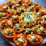 - 2 large sweet potatoes - 1 cup black beans, drained and rinsed - 1 cup corn kernels (fresh or frozen) - 1 cup cherry tomatoes, halved - 1 ripe avocado, diced - 1/2 cup Greek yogurt or sour cream - 1/2 cup shredded cheddar cheese - 2 green onions, finely chopped - 1 teaspoon chili powder - Salt and freshly ground black pepper, to taste - Extra virgin olive oil for drizzling - Jalapeños for heat - Lime juice for zing - Fresh cilantro for garnish I love using sweet potatoes in my recipes. They are tasty and healthy. For this dish, you start with two large sweet potatoes. They will be the perfect base for our loaded skins. Next, black beans add a hearty texture and protein. One cup is all you need, drained and rinsed. Corn brings sweetness, so I add one cup of kernels, fresh or frozen. Cherry tomatoes, halved, add a burst of color and flavor. One cup is just right. Don’t forget the avocado! A ripe avocado, diced, brings creaminess. For a tangy touch, use half a cup of Greek yogurt or sour cream. Shredded cheddar cheese gives that cheesy goodness we all love. You will need half a cup for this dish. For some freshness, two green onions, finely chopped, do the job. A teaspoon of chili powder adds a nice kick. Finally, season with salt and freshly ground black pepper to taste. A drizzle of extra virgin olive oil adds richness. For an extra twist, consider optional ingredients. Jalapeños can spice things up. Lime juice adds a zing that brightens the dish. Fresh cilantro is great for garnish and adds a nice touch. You can find the full recipe and all the steps to create these delicious loaded sweet potato skins. Enjoy your cooking! 1. Preheat your oven to 400°F (200°C). This step helps roast the sweet potatoes evenly. 2. Clean the sweet potatoes under cold water. This removes dirt and debris. 3. Use a fork to poke holes all over each potato. This lets steam escape while cooking. 4. Roast the sweet potatoes on a baking sheet for 45-60 minutes. They should be fork-tender when done. 1. In a large bowl, mix together black beans, corn, halved cherry tomatoes, and chili powder. 2. Add salt and pepper to taste. This adds flavor to your filling. 3. Stir in half of the chopped green onions. This gives your filling a fresh taste. 4. After the sweet potatoes cool, cut them in half lengthwise. Scoop out some flesh, leaving a 1/4-inch border. 5. Fill each sweet potato half with the bean and corn mixture. Press down gently to secure it. 1. Top each filled sweet potato skin with shredded cheddar cheese. This will melt and create a tasty topping. 2. Place the stuffed skins back in the oven. Bake for 10-15 minutes, until the cheese is melted and bubbly. 3. Remove from the oven and cool for a couple of minutes. 4. Top each skin with diced avocado, a dollop of Greek yogurt, and the remaining green onions. 5. Serve warm to enjoy all the flavors. For the full recipe, check the section above. - Avoid overcooking sweet potatoes for optimal texture. Cook them until just soft. - Utilize an instant-read thermometer for the best results. Aim for around 205°F (96°C). - Pair with a salad for a complete meal. Greens add crunch and freshness. - Add a side of salsa or guacamole for extra flavor. These dips enhance every bite. - Use a beautiful serving platter. A nice plate makes the dish more inviting. - Garnish with fresh herbs for an inviting look. Chopped cilantro or parsley can brighten it up. If you want to create Loaded Sweet Potato Skins, check out the [Full Recipe]. {{image_4}} You can change up the filling to suit your taste. For a protein boost, substitute quinoa or chickpeas. These options add more texture and nutrition. You can also add sautéed bell peppers. They bring a sweet and smoky flavor that complements the sweet potatoes. If you have dietary needs, you can easily adjust this recipe. Use certified gluten-free ingredients to make it safe for those with gluten issues. For a dairy-free option, try using vegan cheese instead of regular cheese. It melts well and tastes great. Why not add a global flair to your dish? Try a Mediterranean version by adding feta cheese and olives. This brings a salty and tangy kick. For a fun twist, experiment with taco-flavored spices. This gives a Tex-Mex flair that is sure to impress. For the full recipe, check out Loaded Sweet Potato Skins Delight. Store your leftover sweet potato skins in the fridge. Use an airtight container to keep them fresh. They will stay good for up to 3 days. When it's time to eat them again, reheat them in the oven. This method helps keep their texture nice and crisp. If you want to save time, freeze the unbaked assembled skins. This way, you can enjoy them later. Just make sure to thaw them before baking. Thawing will ensure they bake evenly and taste delicious. For the best results, use an air fryer to reheat your skins. This method gives them a nice crisp. Try to avoid using the microwave if you can. Microwaving can make them soggy and less tasty. Yes, you can prepare and assemble ahead of time. Simply bake the sweet potatoes and scoop out the flesh. Mix your filling and store it separately. When you’re ready, fill the skins and bake them. This saves time and makes serving easy! They can last up to 3 days when stored correctly. Keep them in an airtight container. This way, you can enjoy leftovers without worry. Just reheat before serving for the best taste. They are a nutritious option, rich in fiber and vitamins. Sweet potatoes pack a healthy punch, and the toppings add more nutrients. Black beans and corn provide protein and minerals. Plus, you can adjust toppings for your dietary needs. Serve warm with garnishes for added freshness and flavor. Diced avocado and green onions add a nice touch. A dollop of Greek yogurt or sour cream gives creaminess. For the full recipe, check the details above and make this tasty dish! Loaded sweet potato skins make a tasty and healthy dish. We covered all the key parts: ingredients, steps, tips, and storage. With fresh flavors and easy prep, you'll enjoy making these. Plus, you can modify the recipe to fit your needs. These skins are perfect for meals or snacks. Give them a try! You’ll love how fun and delicious they are. Happy cooking!